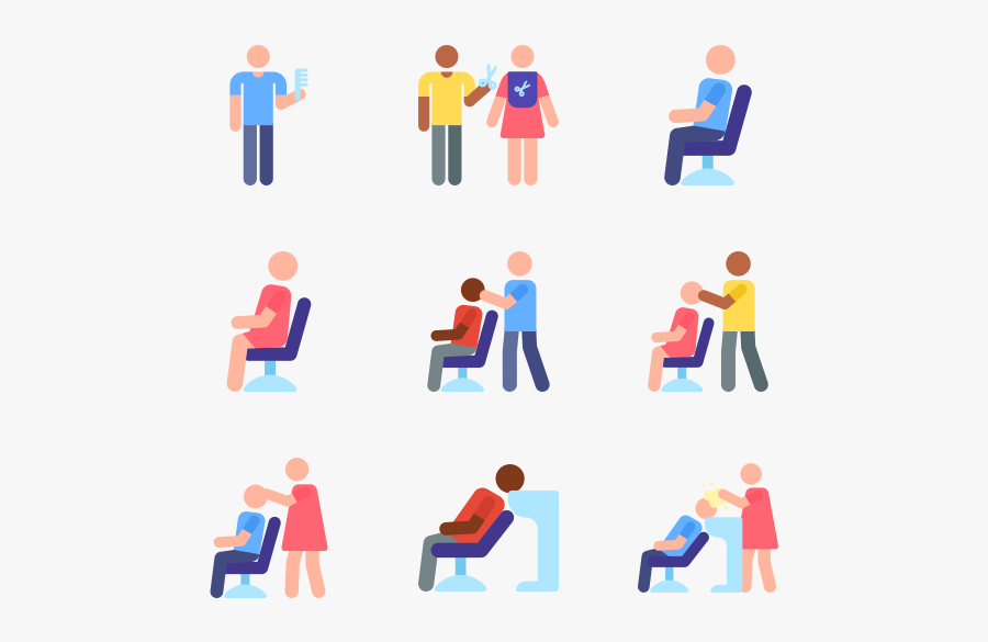 Hairdressing And Barber Shop, Transparent Clipart