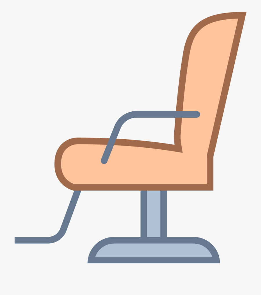 This Is A Barber Chair - Chair, Transparent Clipart