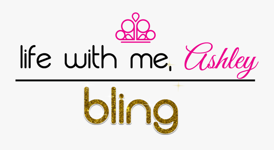 Life With Me Ashley Bling - Calligraphy, Transparent Clipart