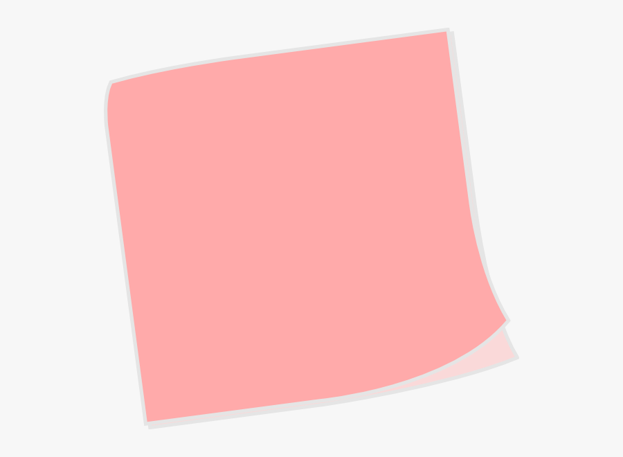 Transparent Pink Sticky Note Png - Clipart Sticky Note Png, Transparent Clipart