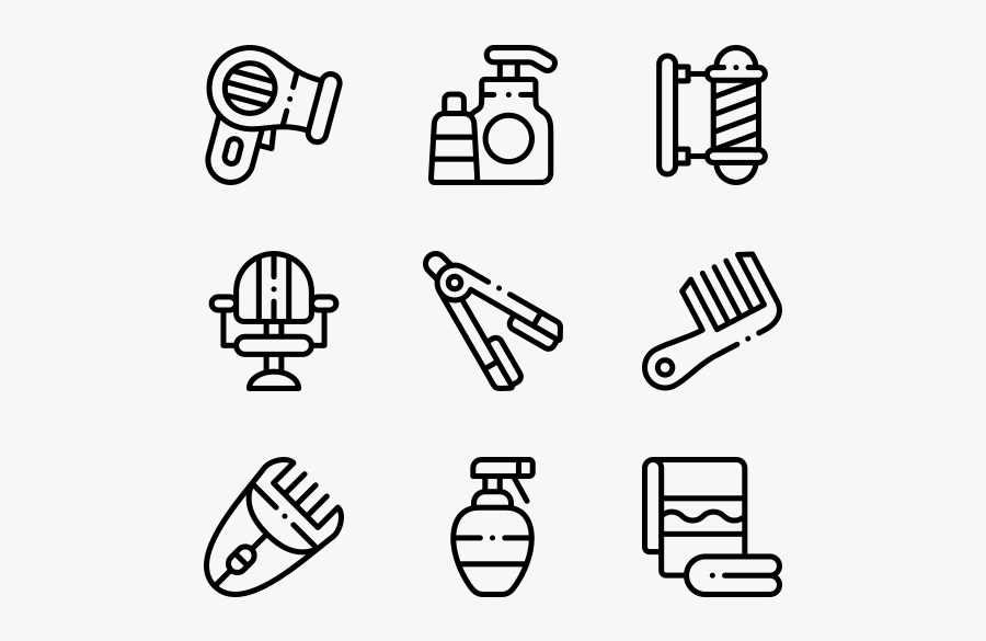 Hairdressing Barber, Transparent Clipart