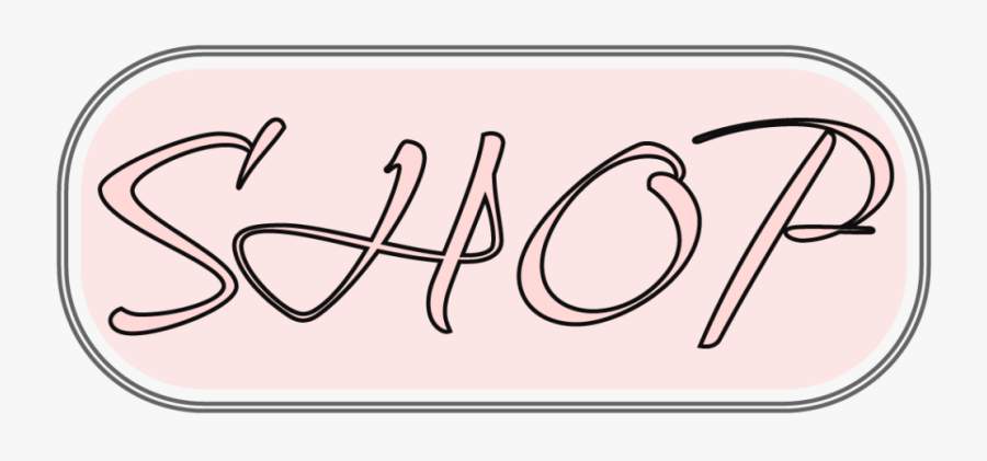 Intochic Shop Button - Calligraphy, Transparent Clipart