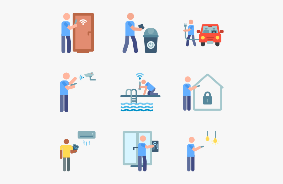 Smart Home, Transparent Clipart