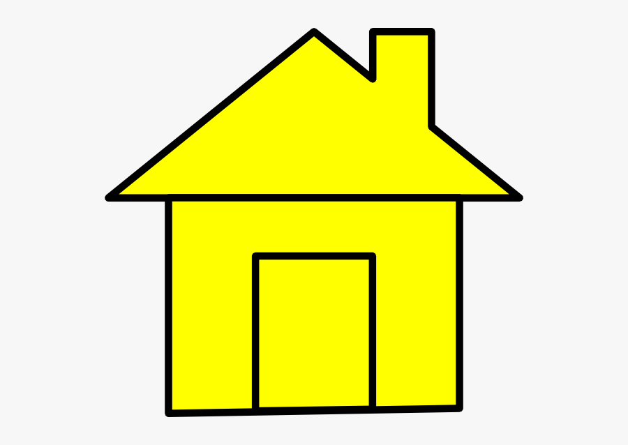 Pennant Clipart Cute - Yellow House Clip Art, Transparent Clipart