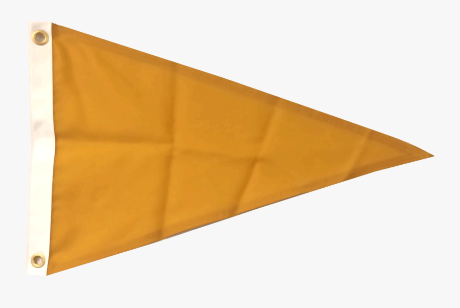 Gold Pennant - Wood, Transparent Clipart