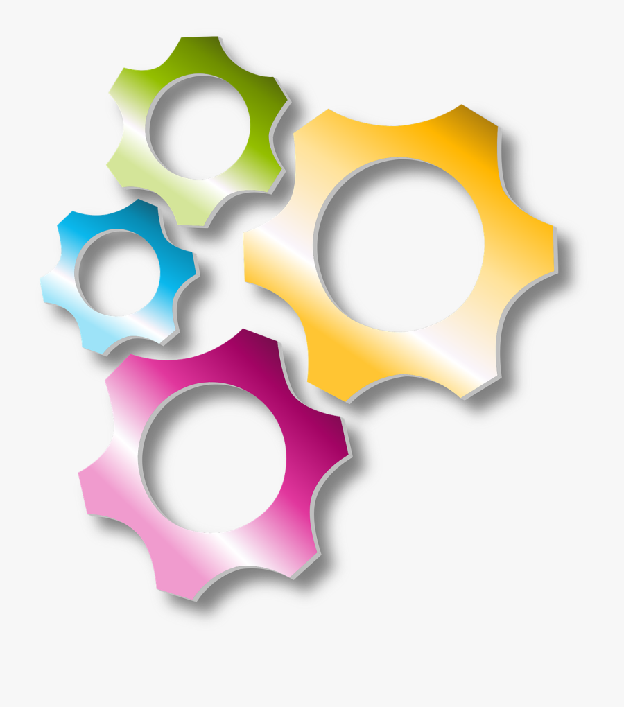 Gears Machine Thinking Free Picture - Circle, Transparent Clipart