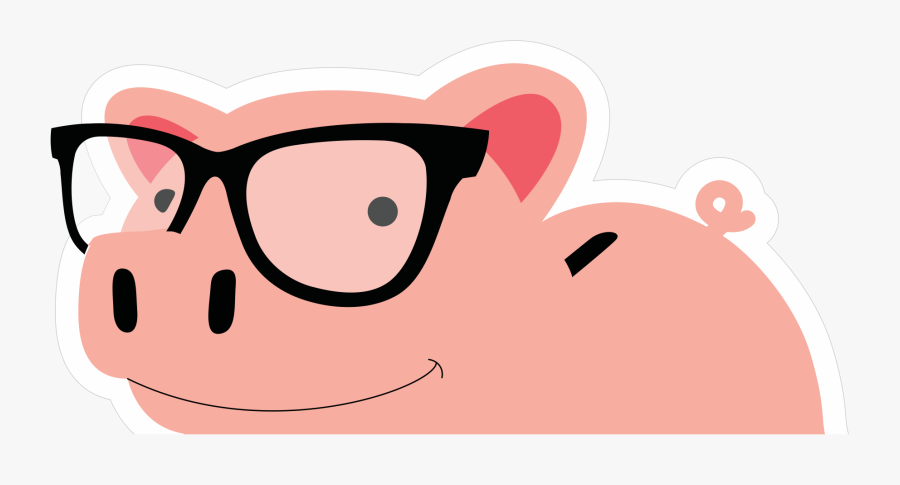 Smart Pig Logo Png, Transparent Clipart