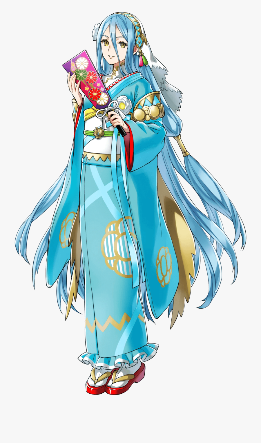 Fire Emblem New Year Azura, Transparent Clipart