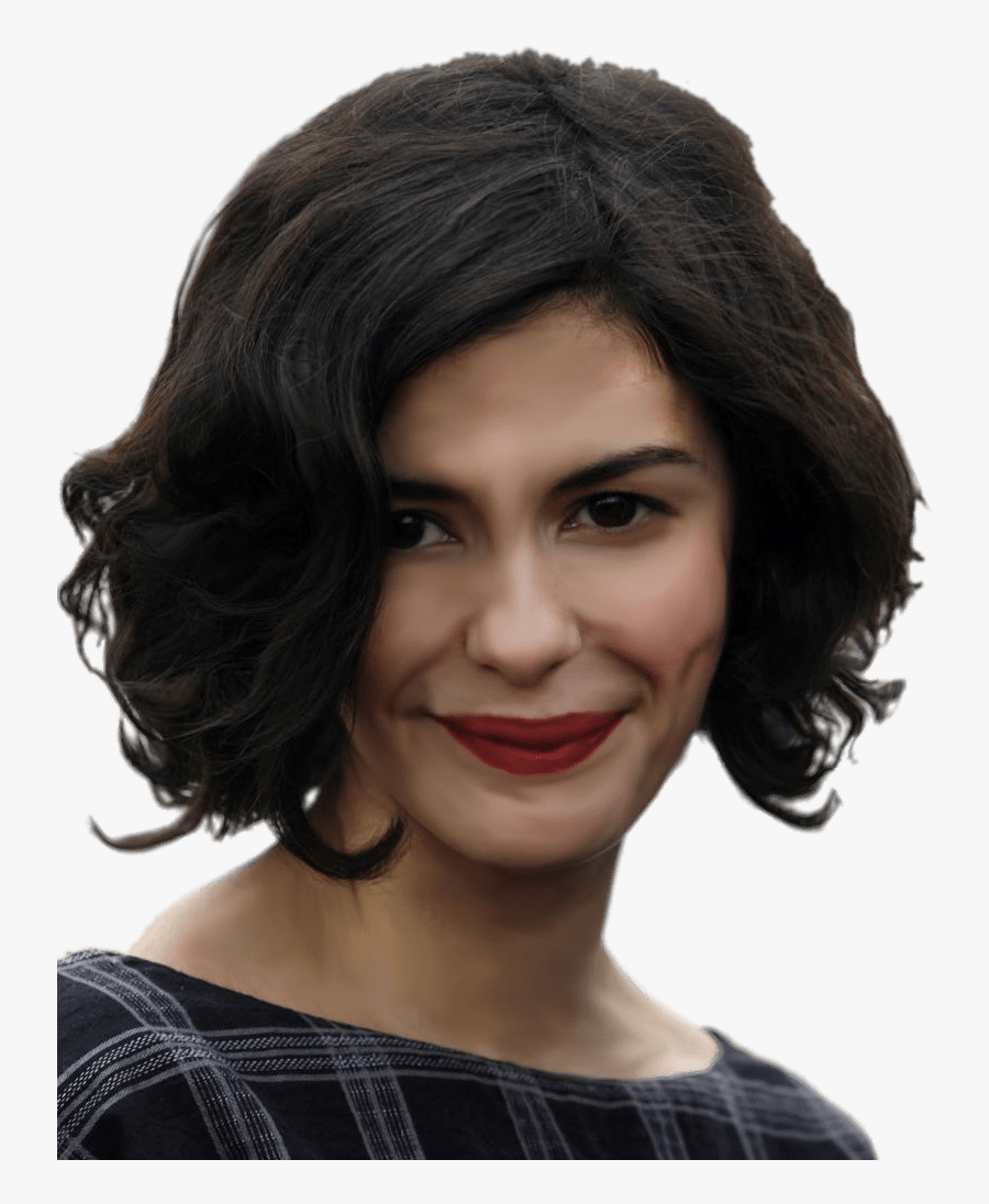 Audreu Tautou Red Lips Clip Arts - Audrey Tautou Labios, Transparent Clipart