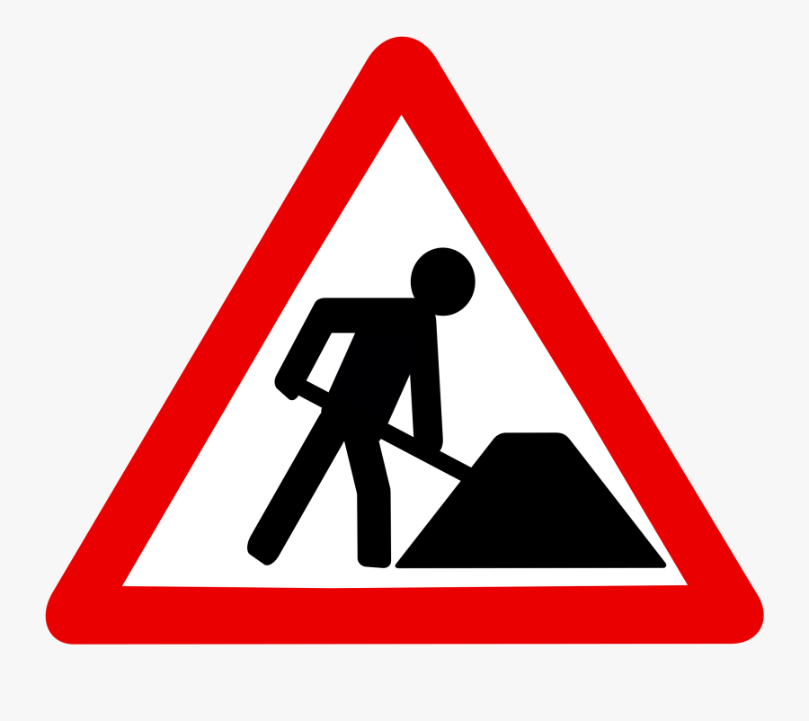 Transparent Construction Sign Clipart - Use The Zebra Crossing, Transparent Clipart