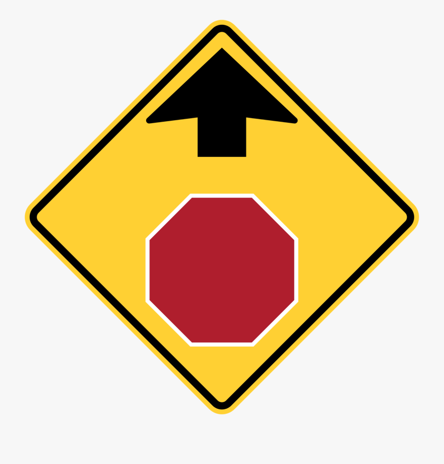 Steam Understanding Signs And - Stop Sign Ahead Sign, Transparent Clipart