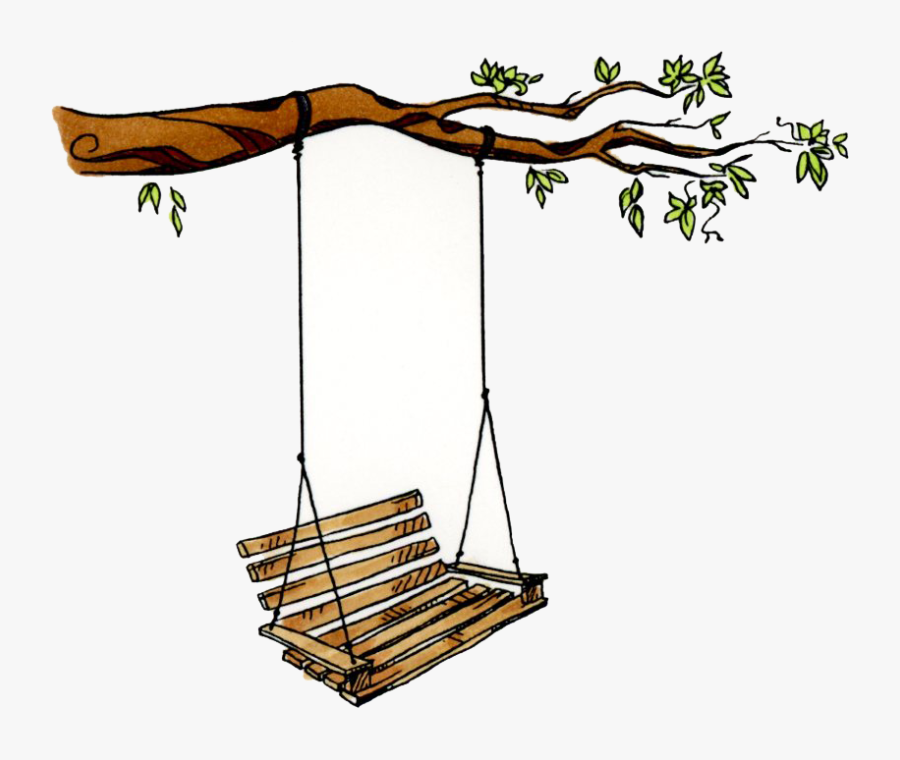 Tree With Tire Swing Clipart , Png Download - Swing, Transparent Clipart