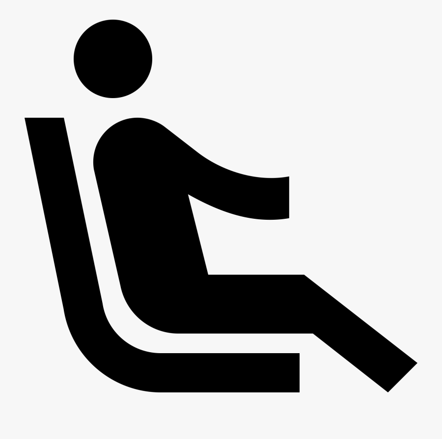 No Steering Wheel Driver Icon - Recline Png, Transparent Clipart
