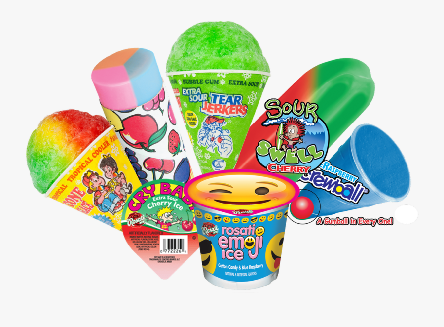 Snowcone Clip Art, Transparent Clipart
