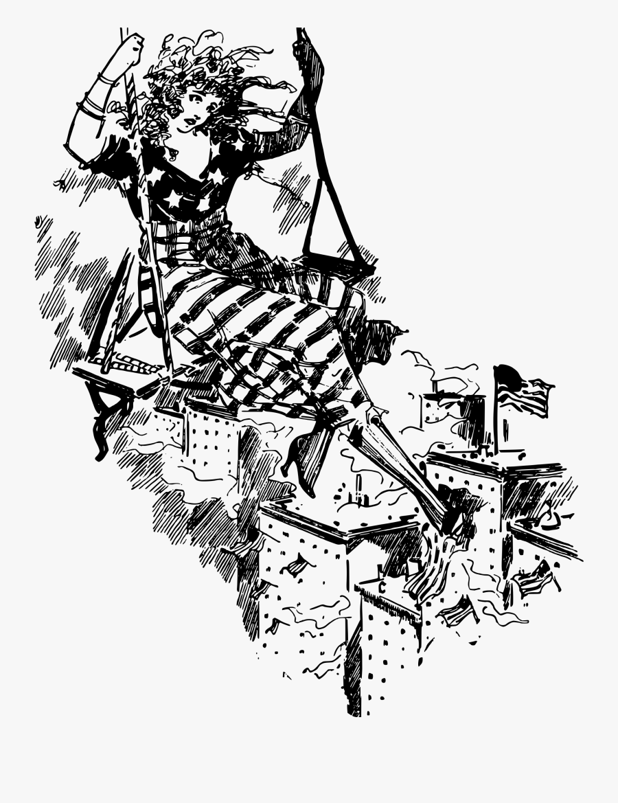 Swing Lady Clip Arts - Wanita Abstrak, Transparent Clipart