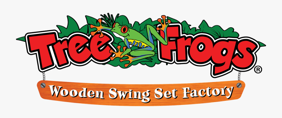 Tree Frog Wooden Swing Sets, Transparent Clipart
