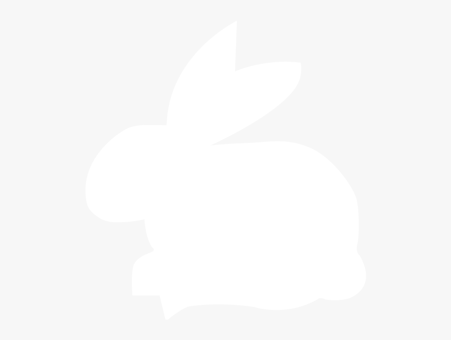 White Rabbit Icon - Domestic Rabbit, Transparent Clipart