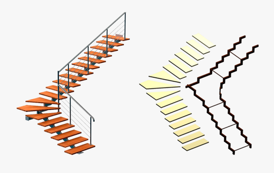 Stairs, Transparent Clipart