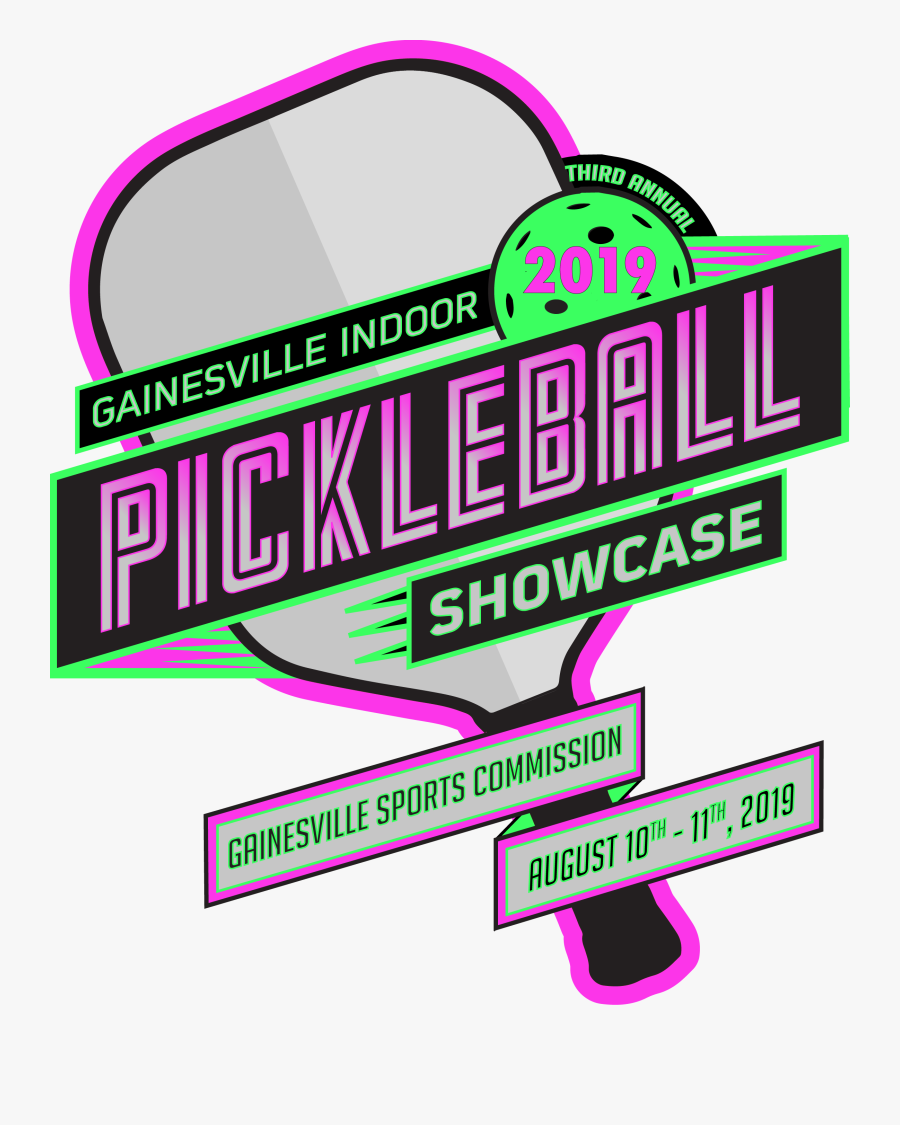 3rd Annual Gainesville Indoor Pickleball Showcase, Transparent Clipart