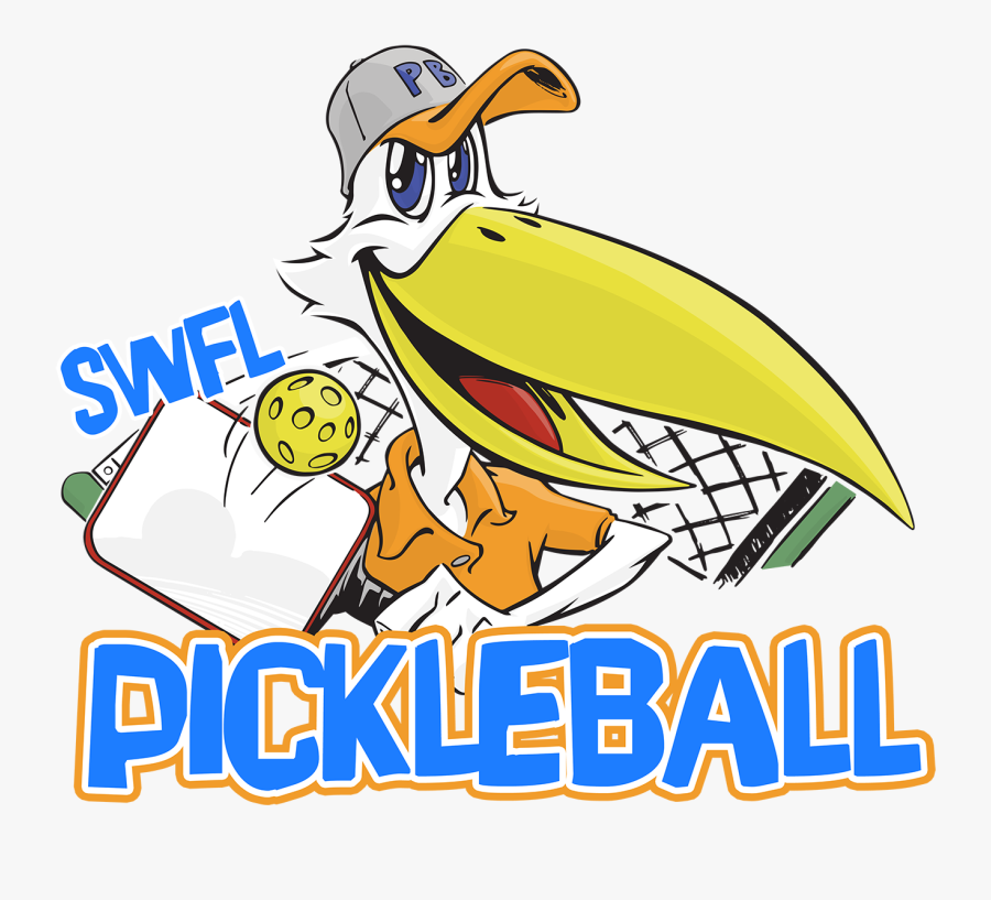 Swfl Pickleball - Cartoon, Transparent Clipart