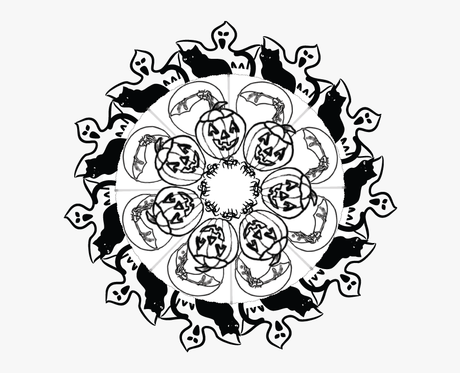 Mandala H, Transparent Clipart