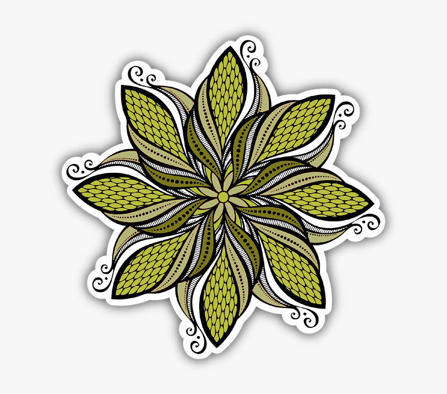 Coloriage Mandala Anti Stress, Transparent Clipart