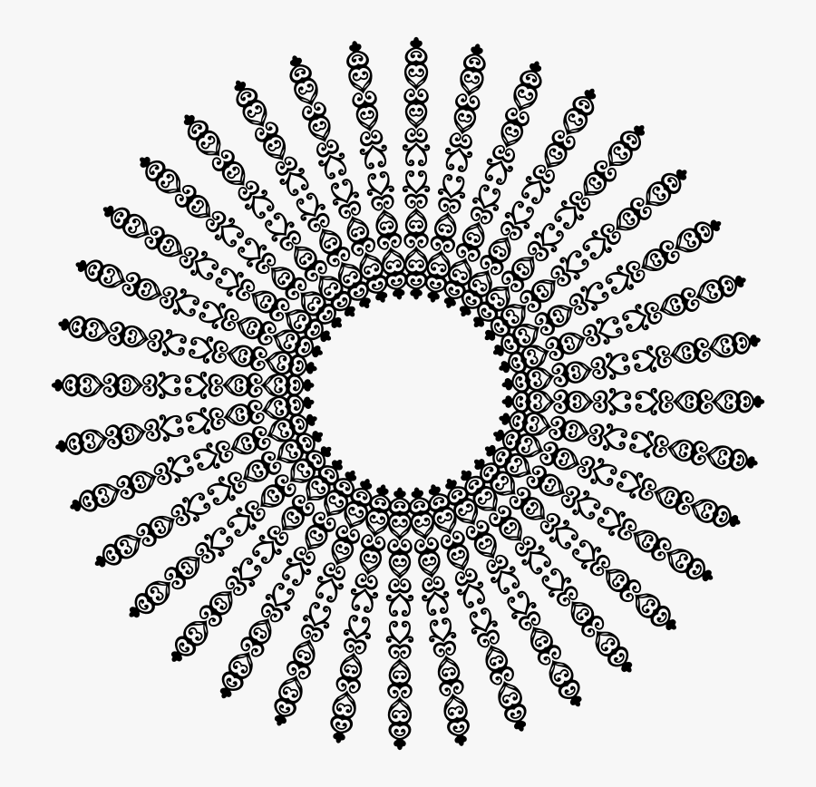 Vintage Frame Line Art Mandala - Transparent Loading Icon Png, Transparent Clipart