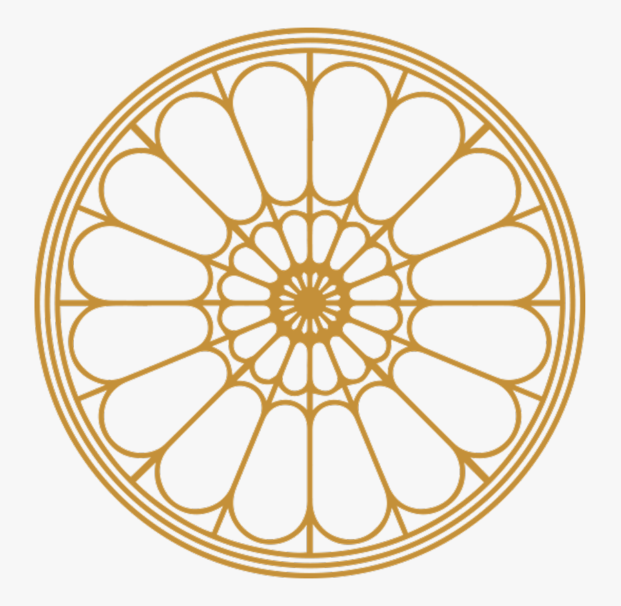 Easy Rose Window Drawing, Transparent Clipart