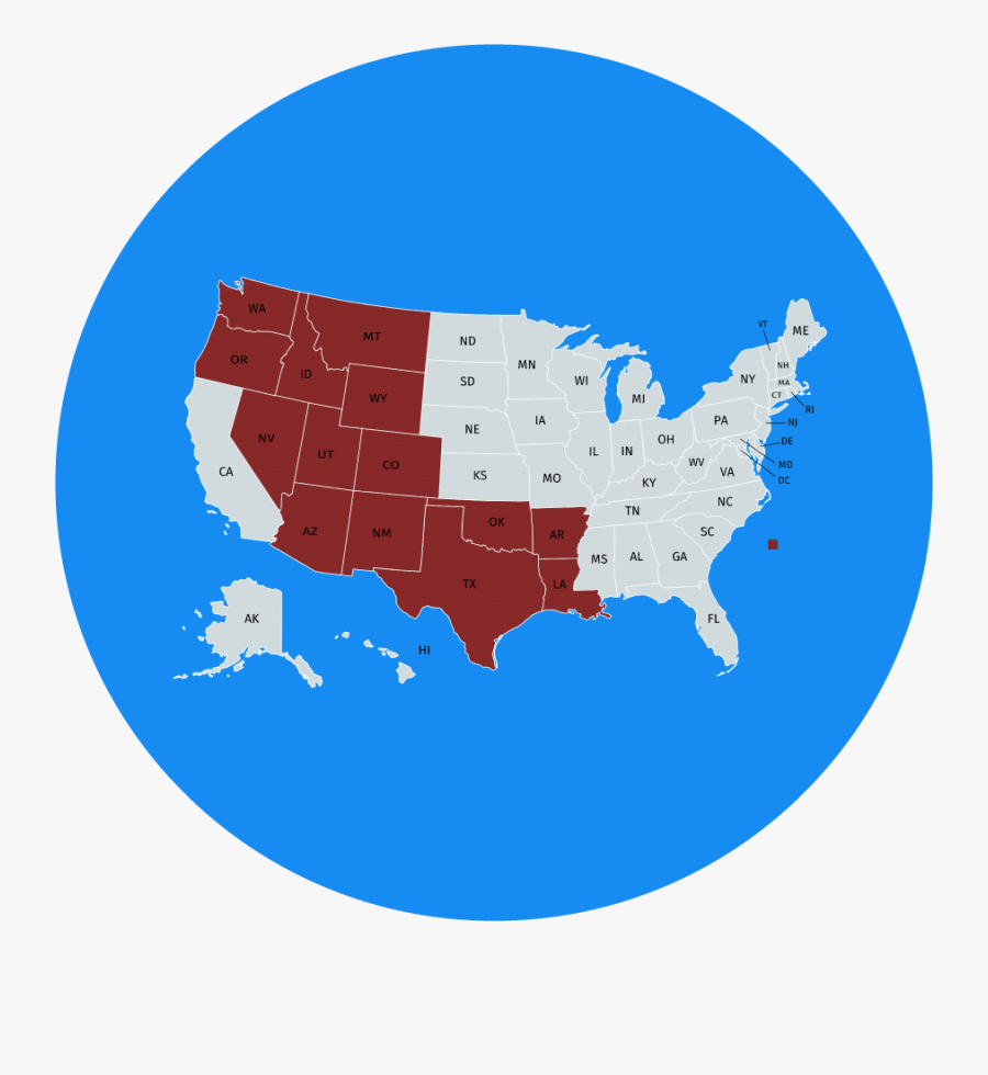 Vo Boss Marketing Booster Blast West Southwest Region - Black Us Map, Transparent Clipart