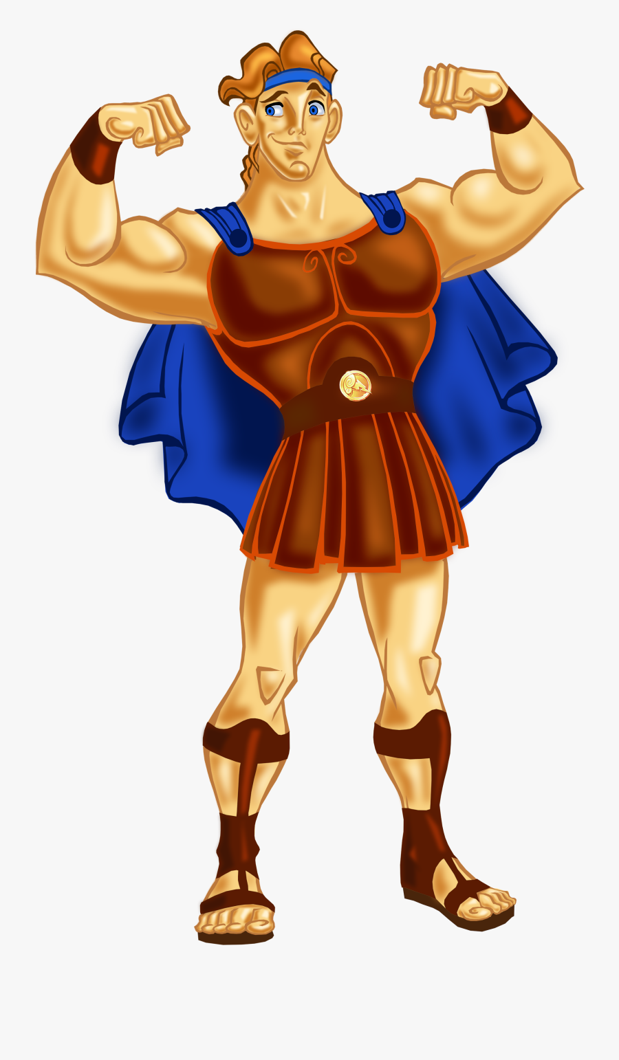 Hercules Strong Cartoon - Hercules Png, Transparent Clipart