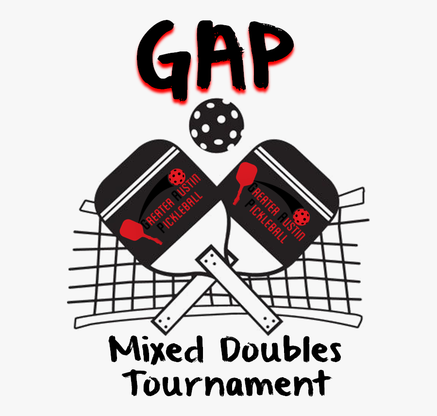 Pickleball Clipart Black And White, Transparent Clipart