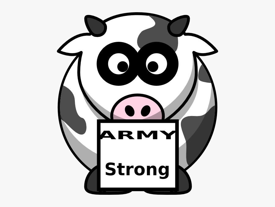 Cartoon Red And White Cow, Transparent Clipart