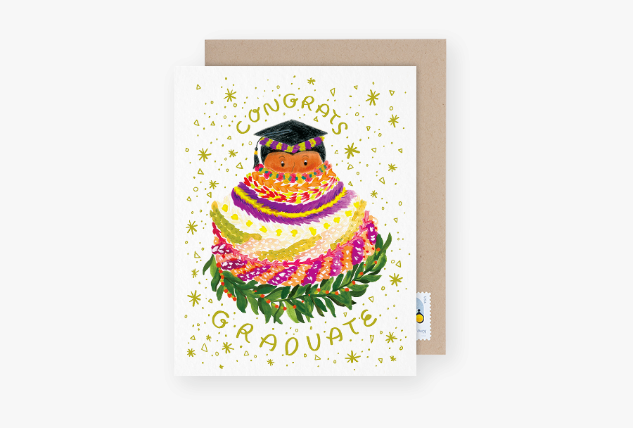 Congrats Graduate Greeting Card - Illustration, Transparent Clipart