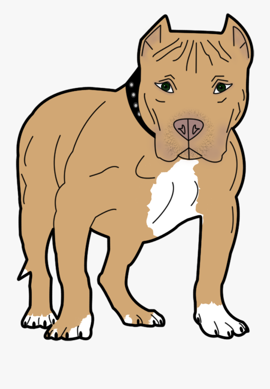Dog Animal Pet Free Picture - Transparent Pitbull Clip Art, Transparent Clipart