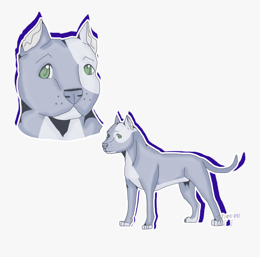 Blue Nose Pit - Cartoon, Transparent Clipart
