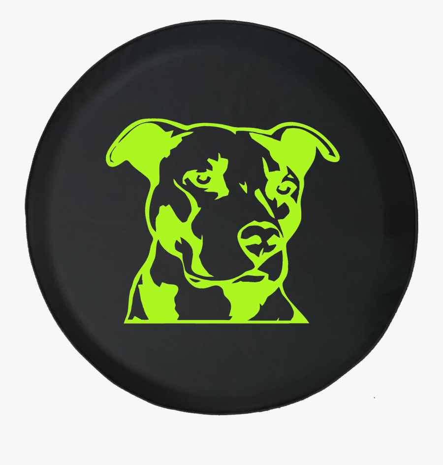 Pitbull Terrier Staffy Dog Lover K9 Jeep Woofoffroad - Pitbull Window Decals, Transparent Clipart