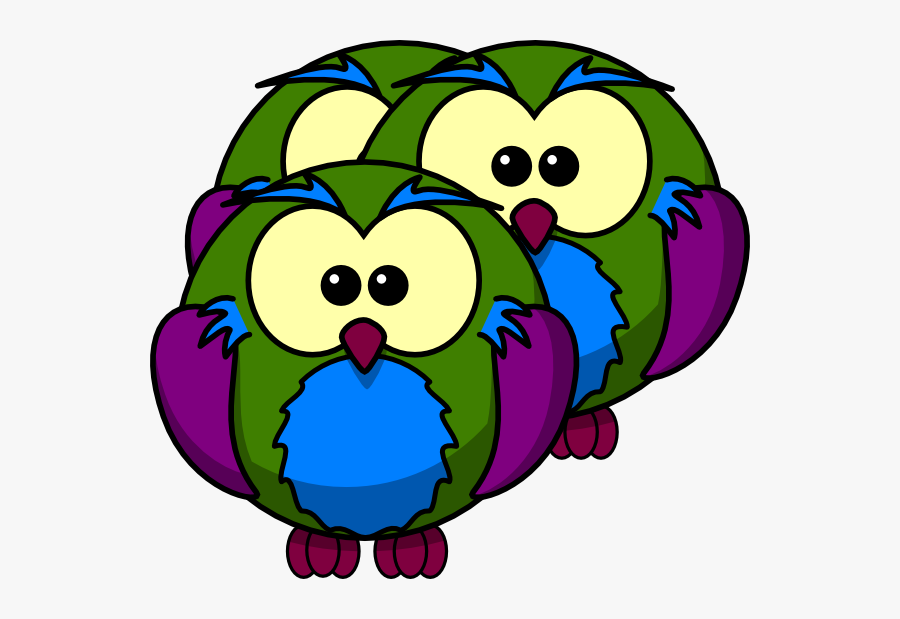 Multicolour Owl Svg Clip Arts - Rocker Owl, Transparent Clipart