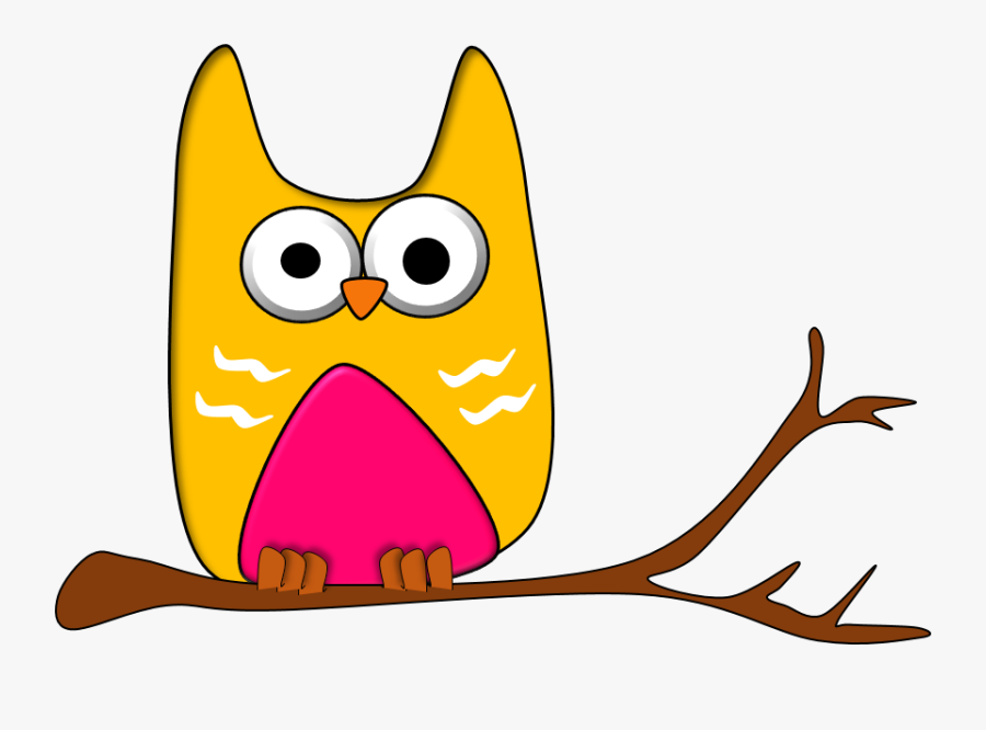 Yellow Owl Clipart Transparent Png, Transparent Clipart