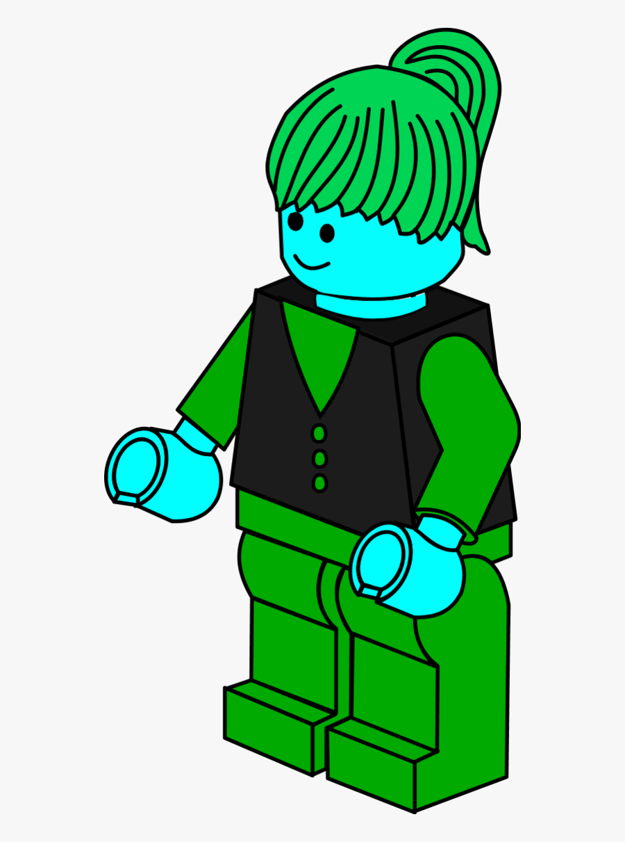 Transparent Businesswoman Clipart - Lego Police Minifigures Coloring Pages, Transparent Clipart