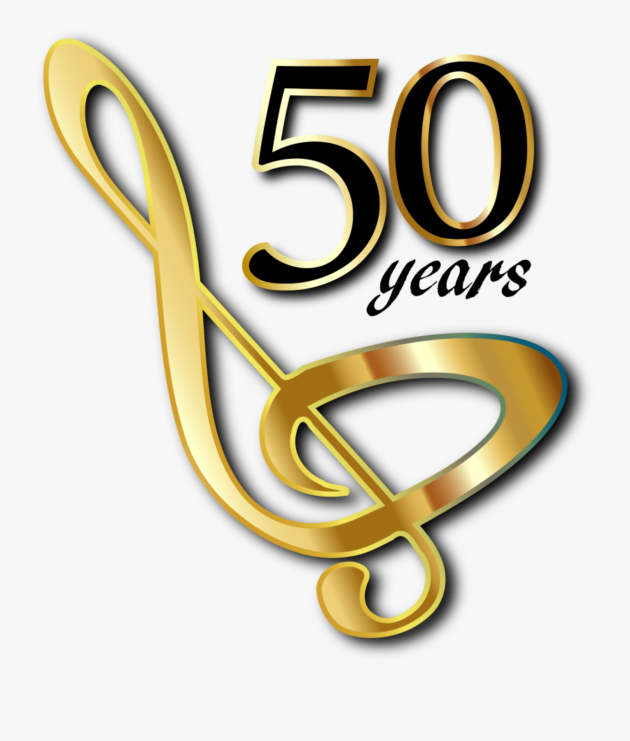 Clipart - 50 Golden Jubilee Png, Transparent Clipart