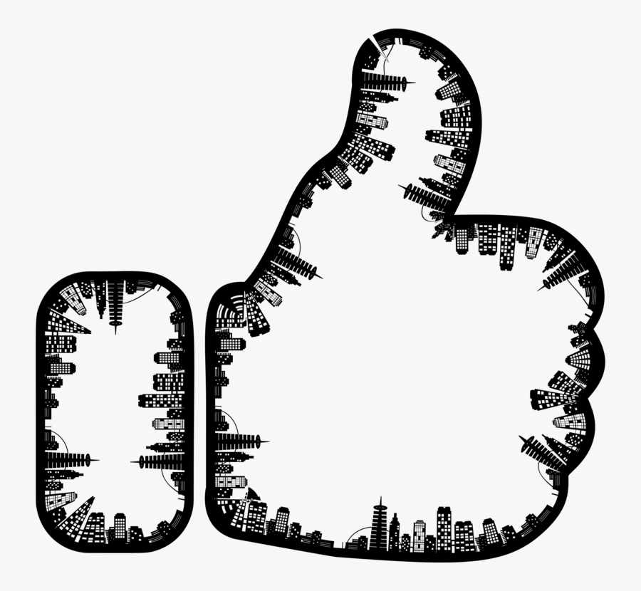Text,tree,black And White - Urbanization Clip Art, Transparent Clipart