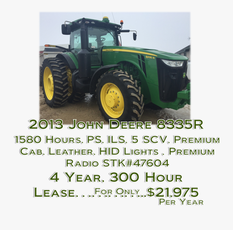 John Deere 8360 R , Png Download - Tractor, Transparent Clipart