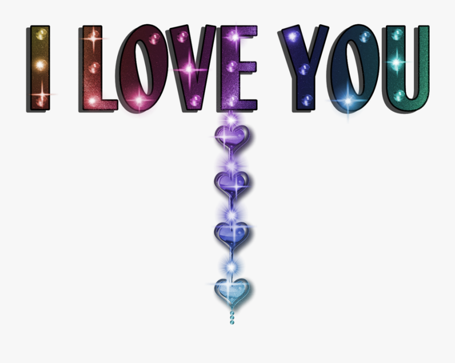I Love You Png Colours Glow 2 Clip Art By Jssanda On - Love You Images Transparent, Transparent Clipart