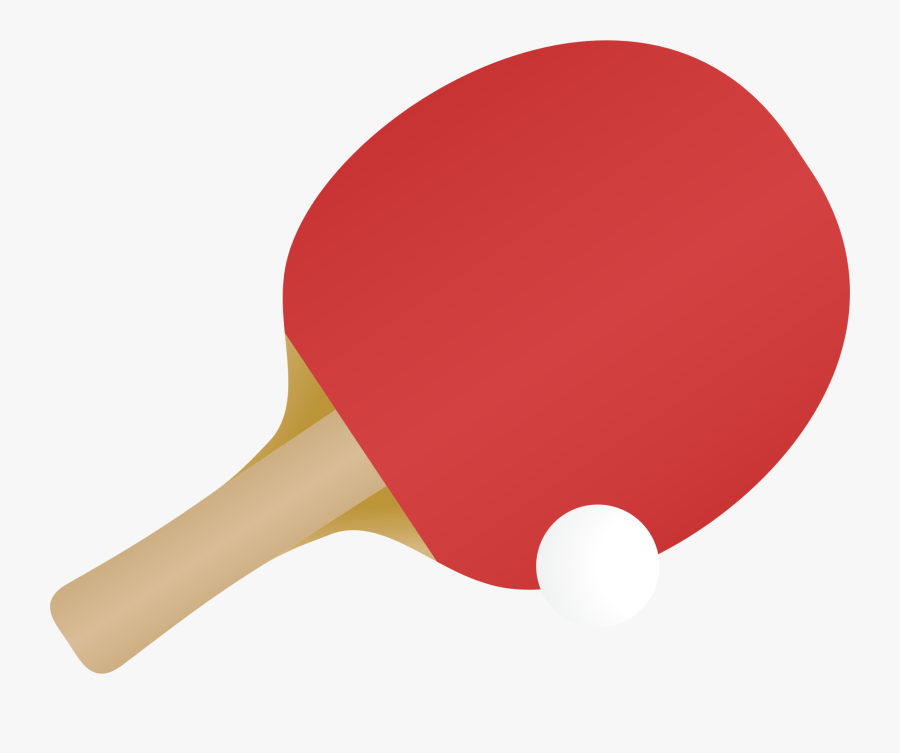 Logo Clipart Table Tennis - Red Ping Pong Paddle, Transparent Clipart