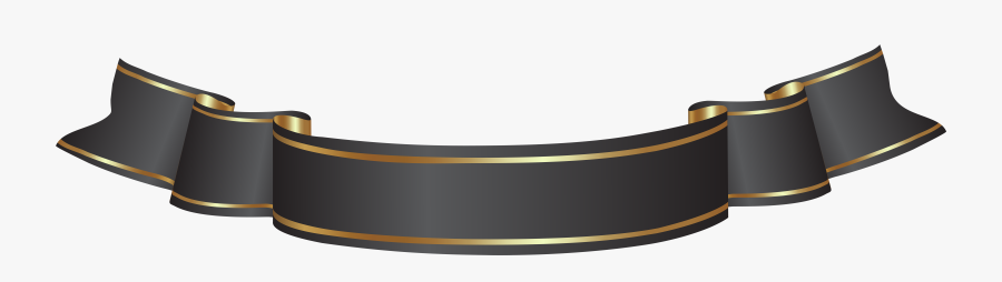 Banner Clipart Black, Transparent Clipart