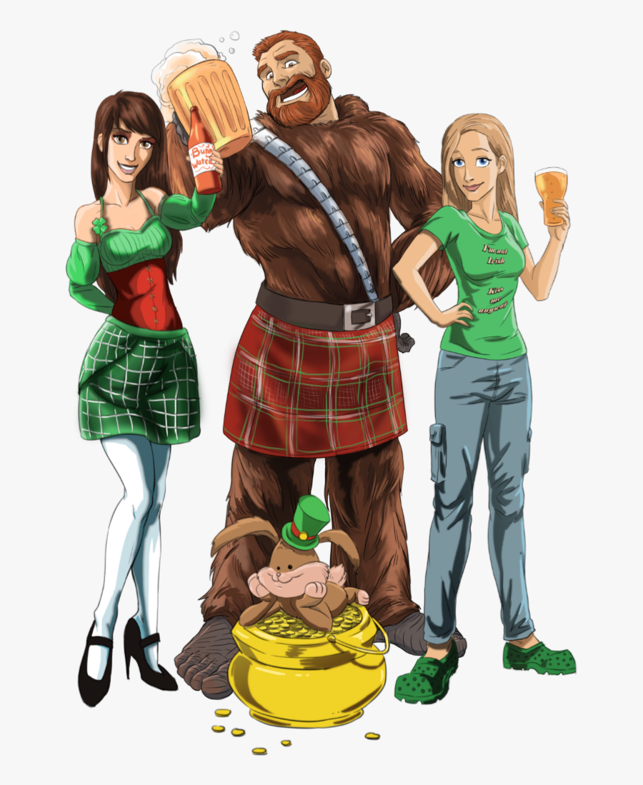 Alissa Bunny Wookiee Stuffed Toy St Patrick"s Day - Illustration, Transparent Clipart