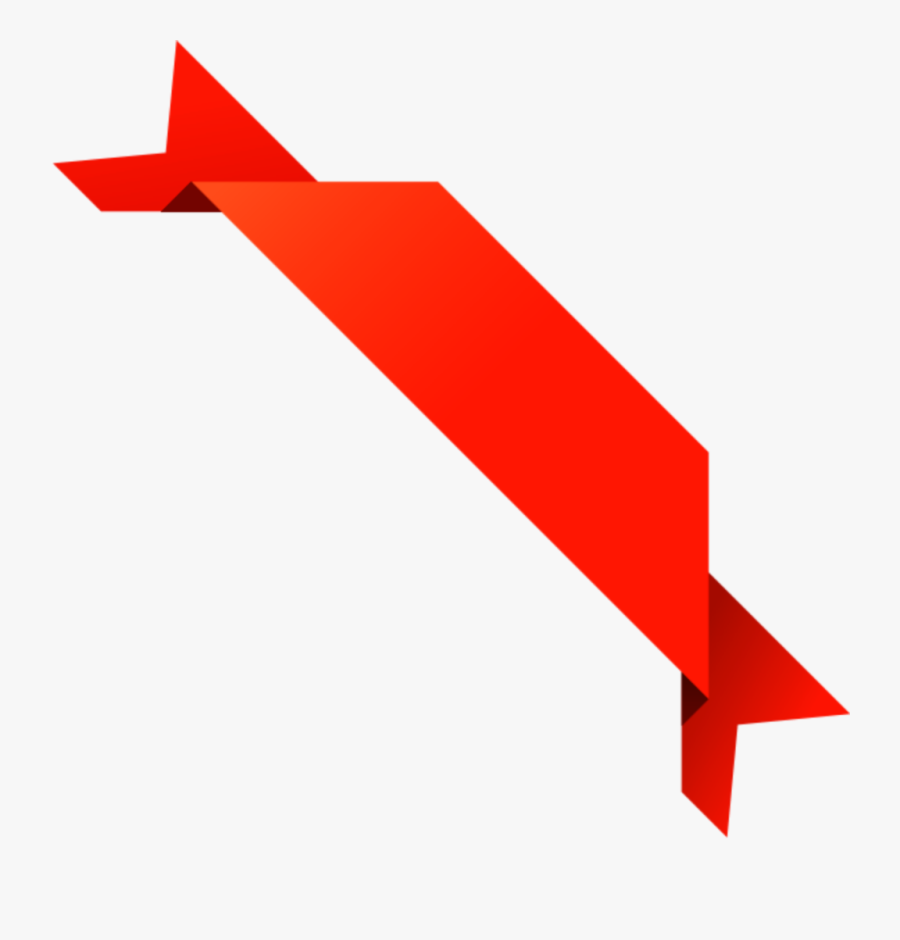 #ftestickers #ribbon #banner #tag #orange - Ribbon Light Blue Transparent, Transparent Clipart