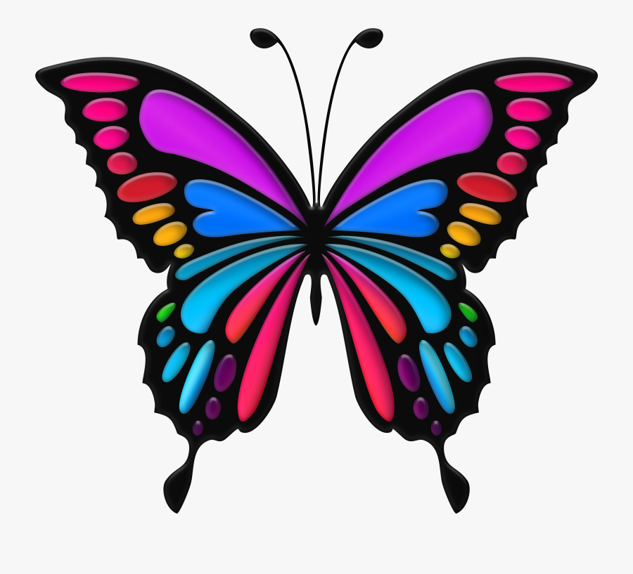 Clip Art Free Butterfly Art, Transparent Clipart