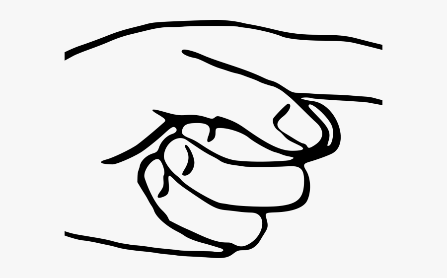 Drawn Finger Index Finger, Transparent Clipart