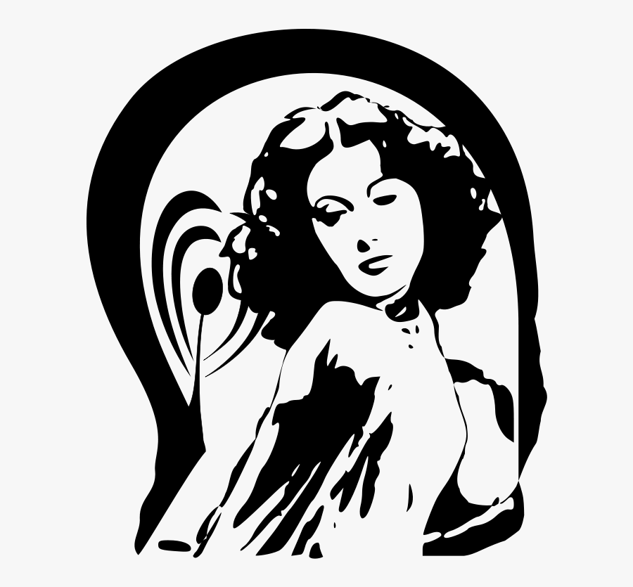 Human Behavior,art,woman - Hedy Lamarr Clipart, Transparent Clipart